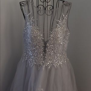 Silver Party Dress